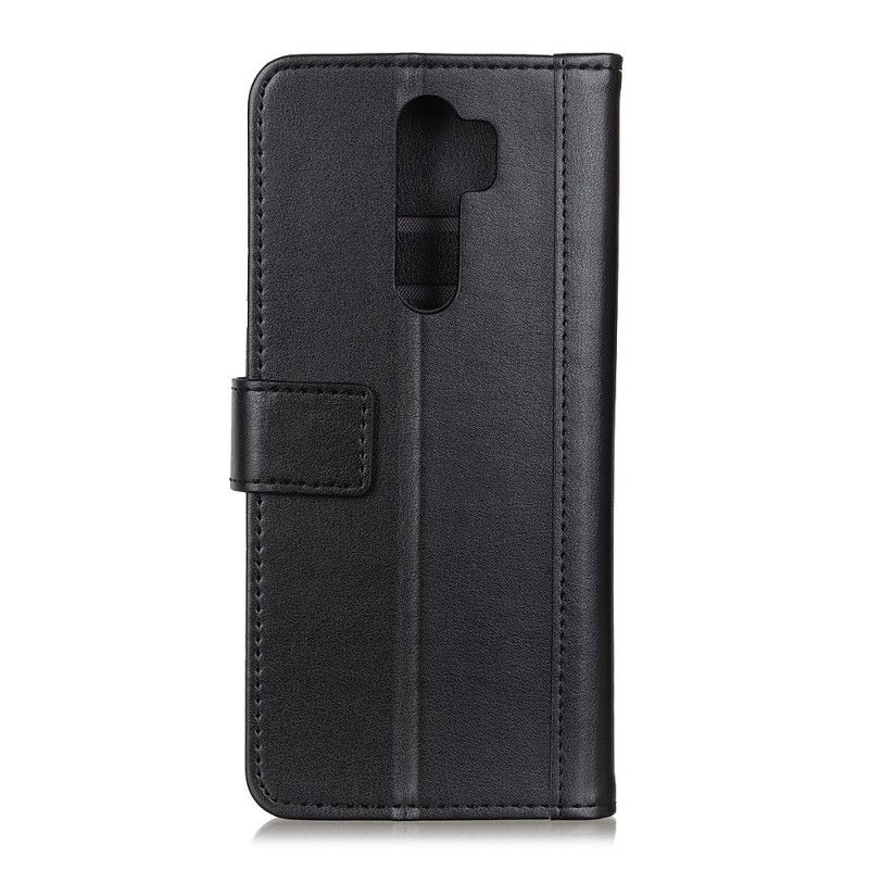 Etui Folio Xiaomi Redmi 9 Zielony Czarny Styl Skórzany