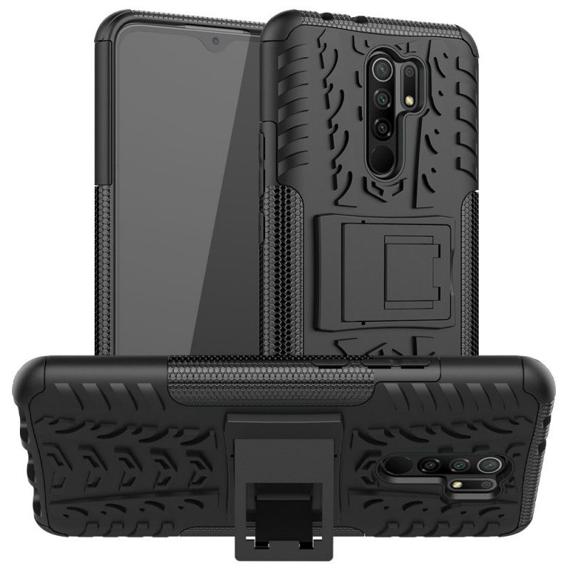 Etui Xiaomi Redmi 9 Biały Czarny Ultra Odporny