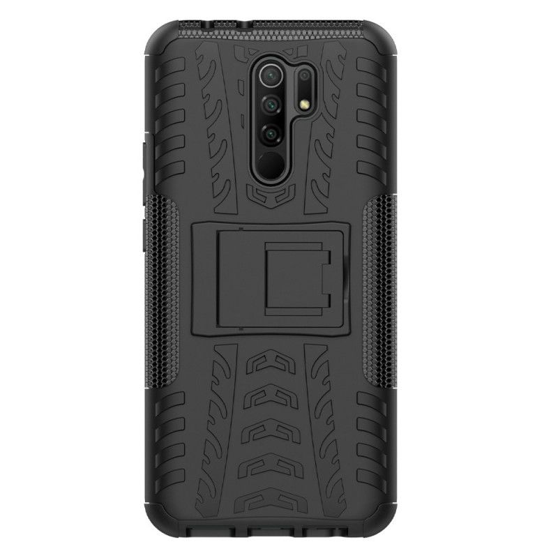 Etui Xiaomi Redmi 9 Biały Czarny Ultra Odporny