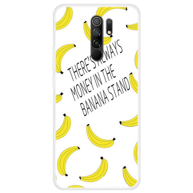 Etui Xiaomi Redmi 9 Przezroczyste Pieniądze Bananowe