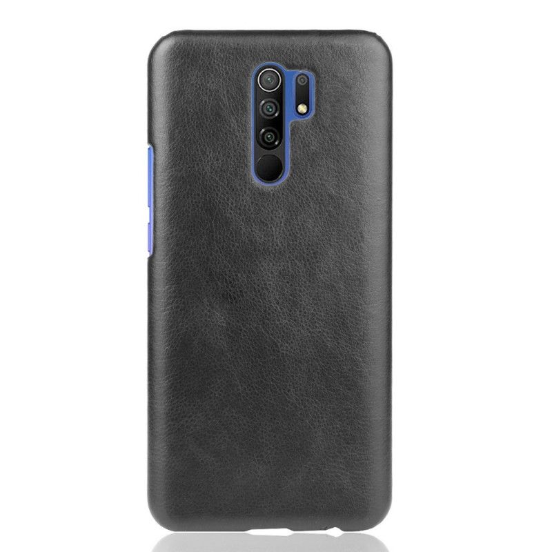 Etui Xiaomi Redmi 9 Szary Czarny Efekt Skóry O Wysokiej Wydajności