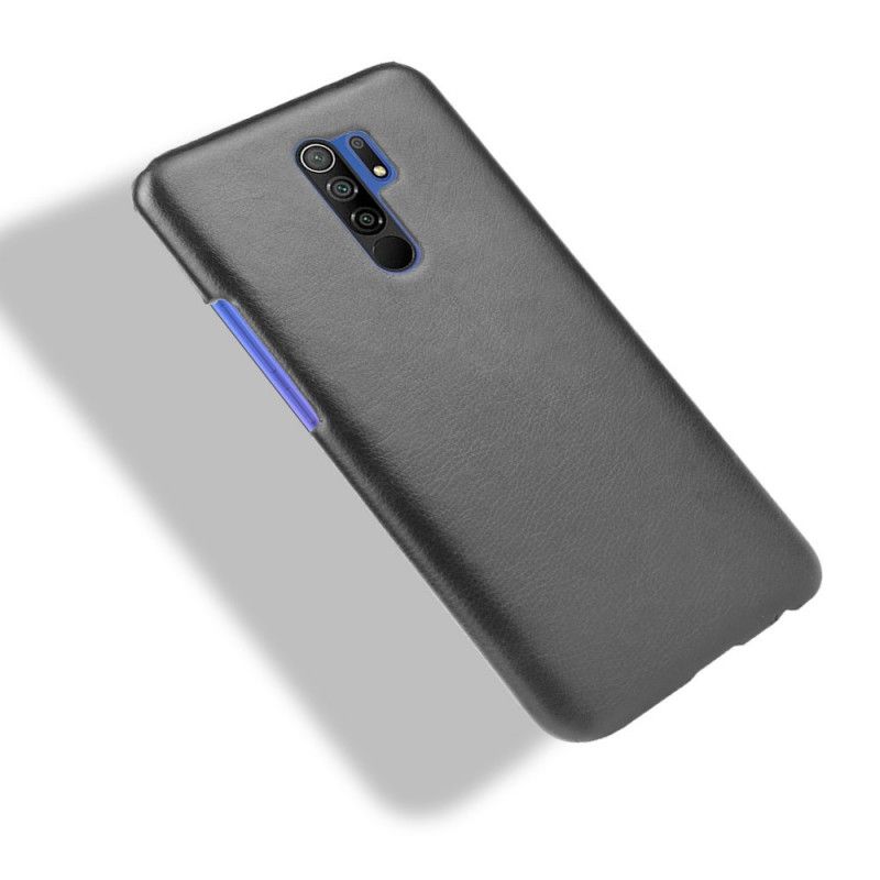 Etui Xiaomi Redmi 9 Szary Czarny Efekt Skóry O Wysokiej Wydajności