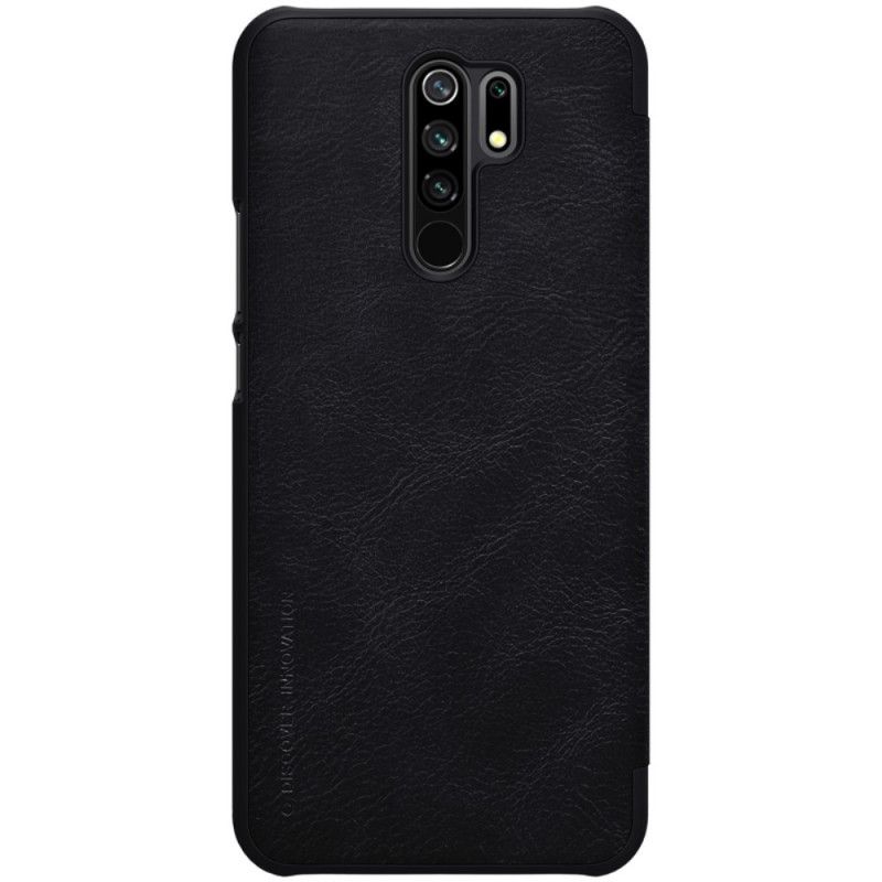 Flip Kotelot Xiaomi Redmi 9 Czarny Seria Nillkin Qin