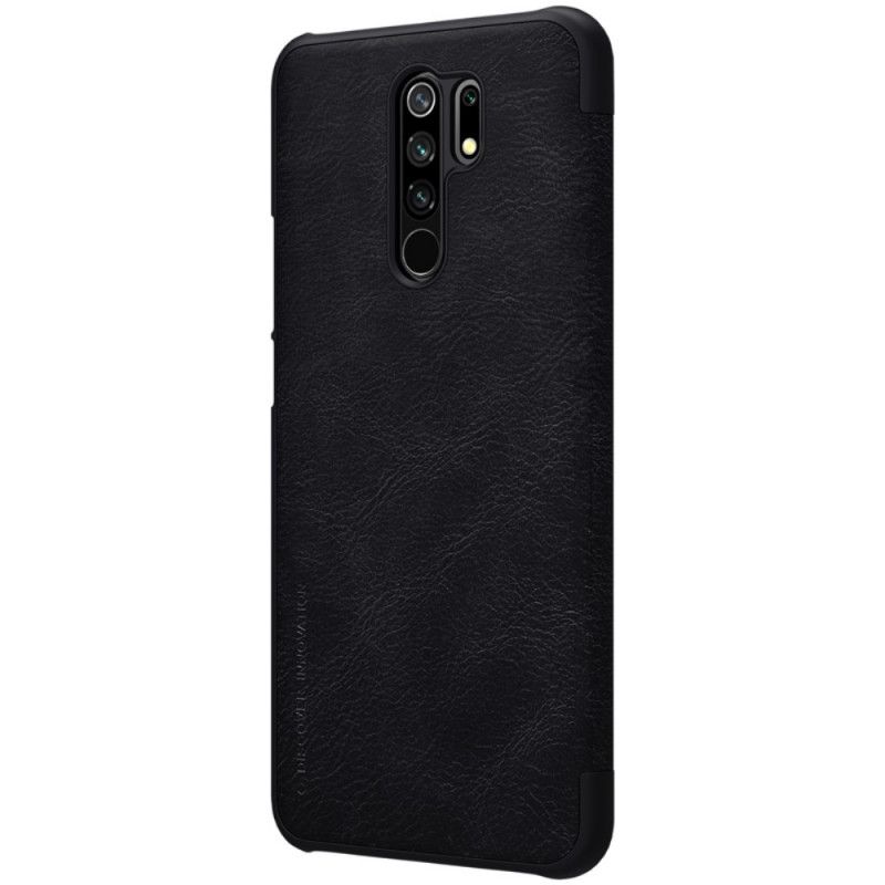 Flip Kotelot Xiaomi Redmi 9 Czarny Seria Nillkin Qin