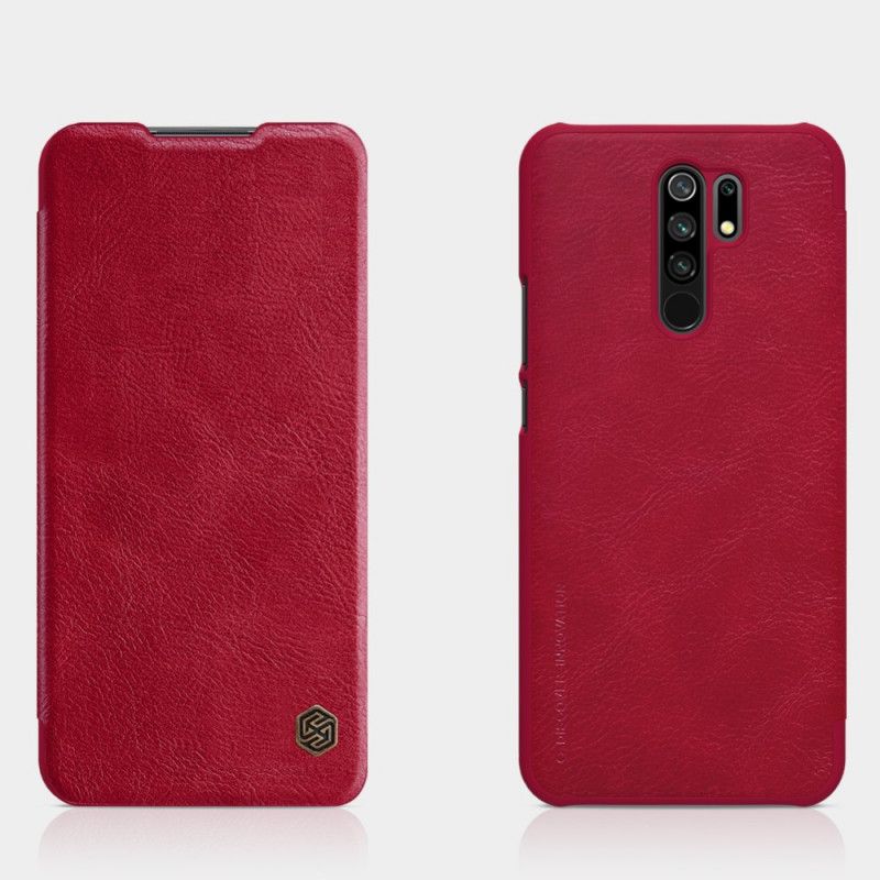 Flip Kotelot Xiaomi Redmi 9 Czarny Seria Nillkin Qin