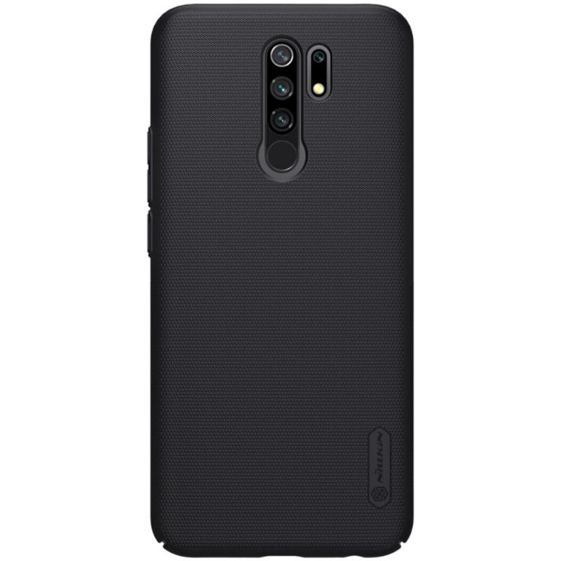 Futerały Xiaomi Redmi 9 Czerwony Czarny Etui na Telefon Sztywny Matowy Nillkin