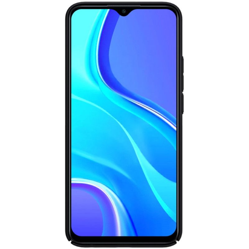 Futerały Xiaomi Redmi 9 Czerwony Czarny Etui na Telefon Sztywny Matowy Nillkin