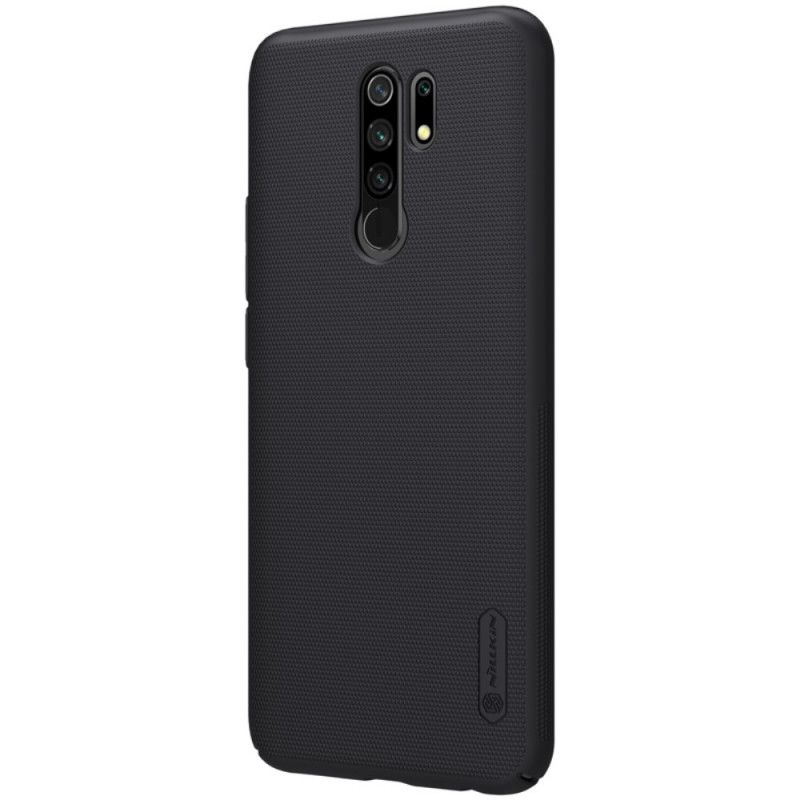 Futerały Xiaomi Redmi 9 Czerwony Czarny Etui na Telefon Sztywny Matowy Nillkin