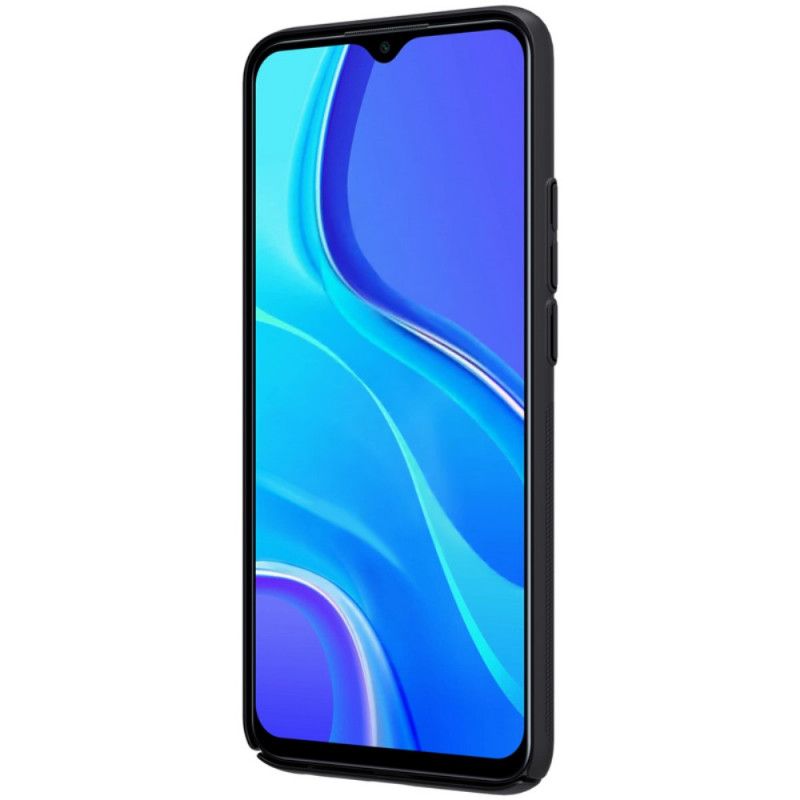 Futerały Xiaomi Redmi 9 Czerwony Czarny Etui na Telefon Sztywny Matowy Nillkin