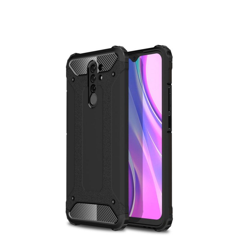 Futerały Xiaomi Redmi 9 Czerwony Czarny Ocalały