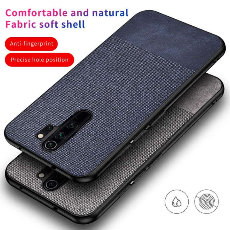 Futerały Xiaomi Redmi 9 Szary Czarny Etui na Telefon Ugryzienie Ze Sztucznej Skóry