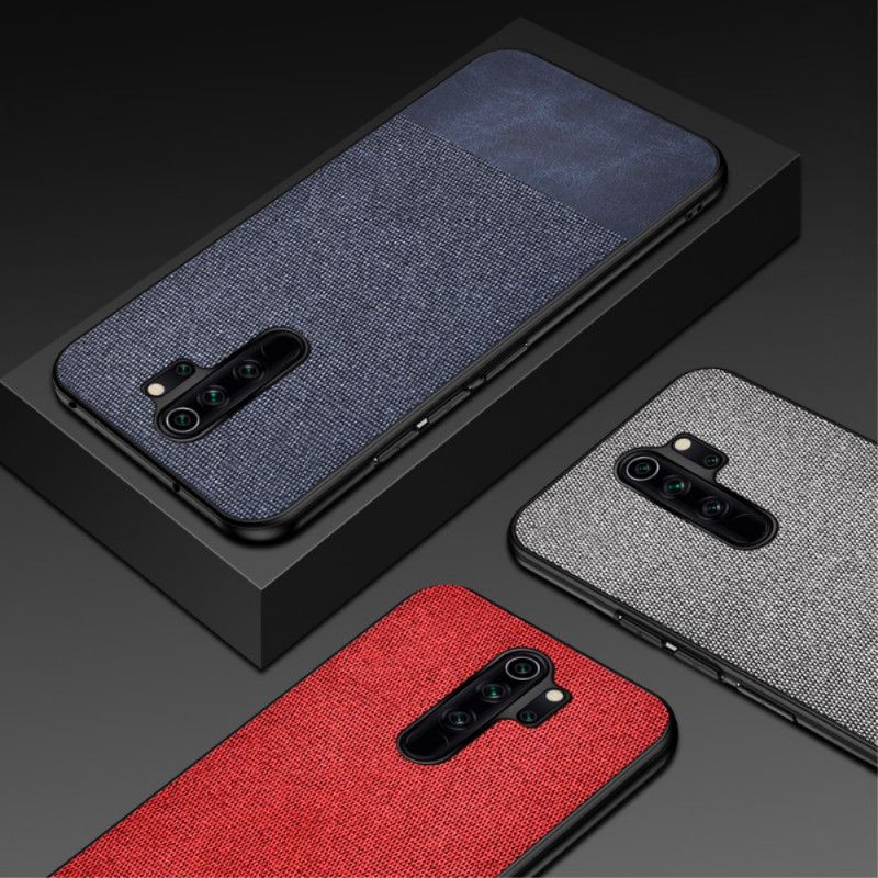 Futerały Xiaomi Redmi 9 Szary Czarny Etui na Telefon Ugryzienie Ze Sztucznej Skóry