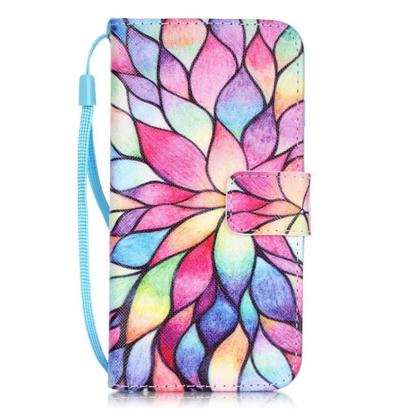 Etui Folio iPhone 7 / 8 / SE 2 Stringi W Kwiaty W Akwarela Etui Ochronne