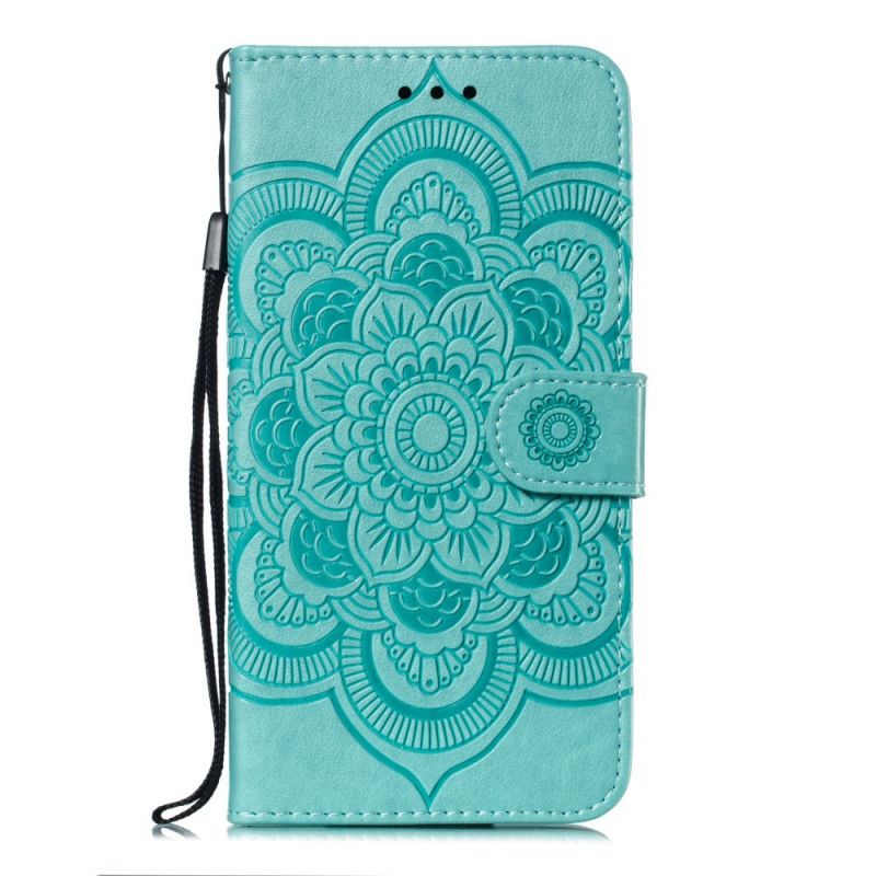 Etui Folio iPhone 7 / 8 / SE 2 Szary Czarny Cała Mandala