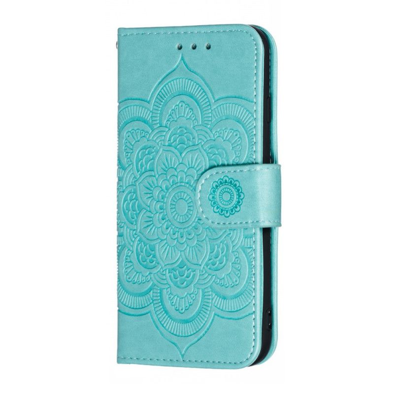 Etui Folio iPhone 7 / 8 / SE 2 Szary Czarny Cała Mandala