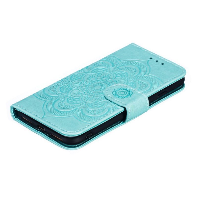 Etui Folio iPhone 7 / 8 / SE 2 Szary Czarny Cała Mandala