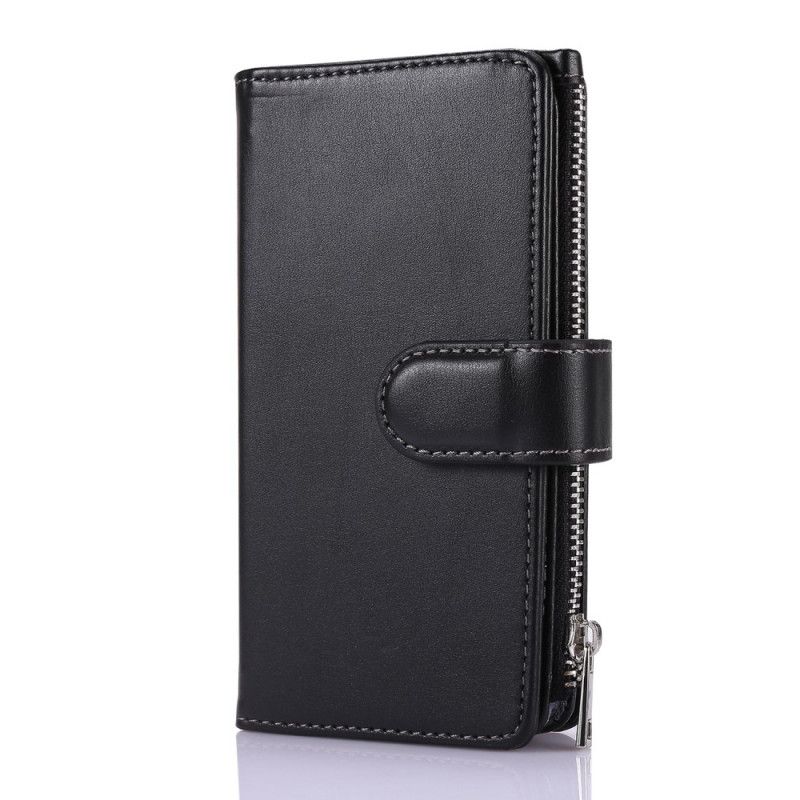 Etui Folio iPhone 7 / 8 / SE 2 Zielony Czarny Wielofunkcyjny Portfel Biznesowy