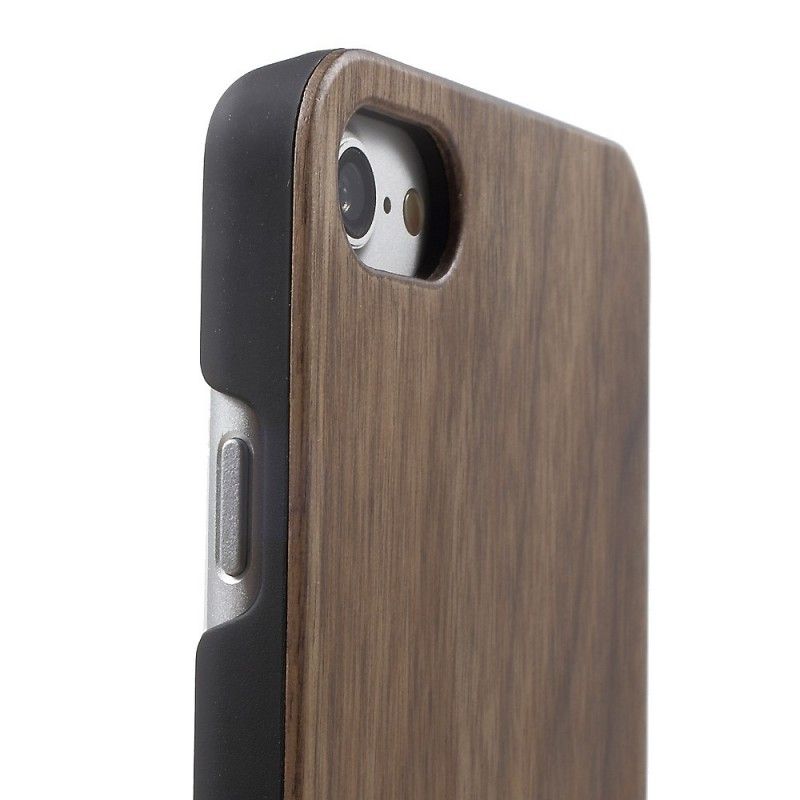 Etui iPhone 7 / 8 / SE 2 Beżowy Naturalne Drewno