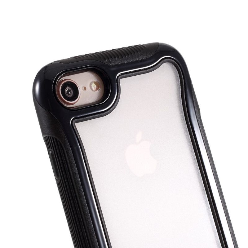 Etui iPhone 7 / 8 / SE 2 Czerwony Czarny Matowa Konstrukcja Hybrydowa 3 W 1