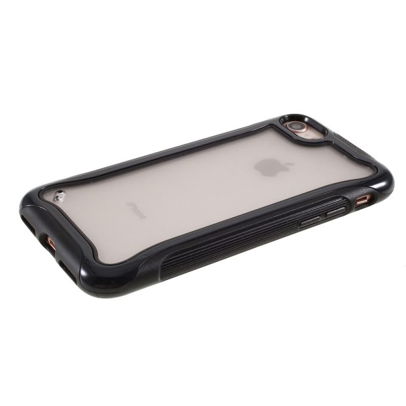 Etui iPhone 7 / 8 / SE 2 Czerwony Czarny Matowa Konstrukcja Hybrydowa 3 W 1