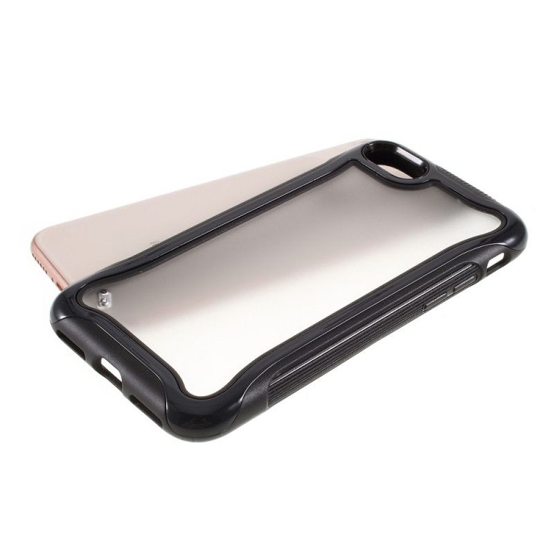 Etui iPhone 7 / 8 / SE 2 Czerwony Czarny Matowa Konstrukcja Hybrydowa 3 W 1