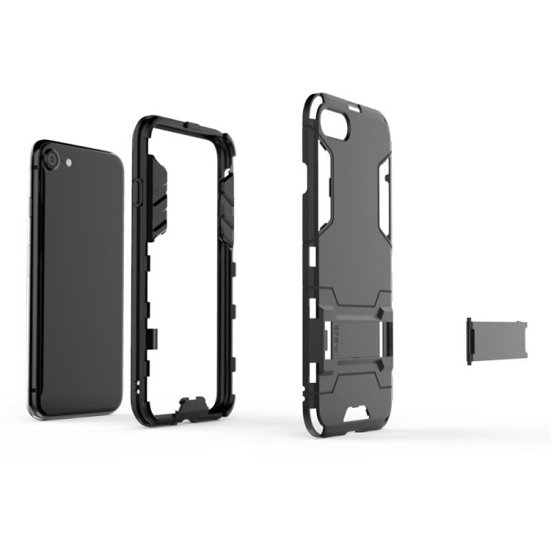 Etui iPhone 7 / 8 / SE 2 Czerwony Czarny Ultra Odporny Etui Ochronne