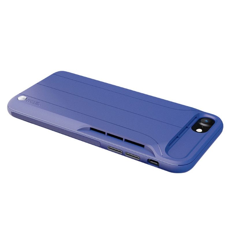 Etui iPhone 7 / 8 / SE 2 Granatowy Czerwony Wzmacniacz Audio Nillkin Etui Ochronne