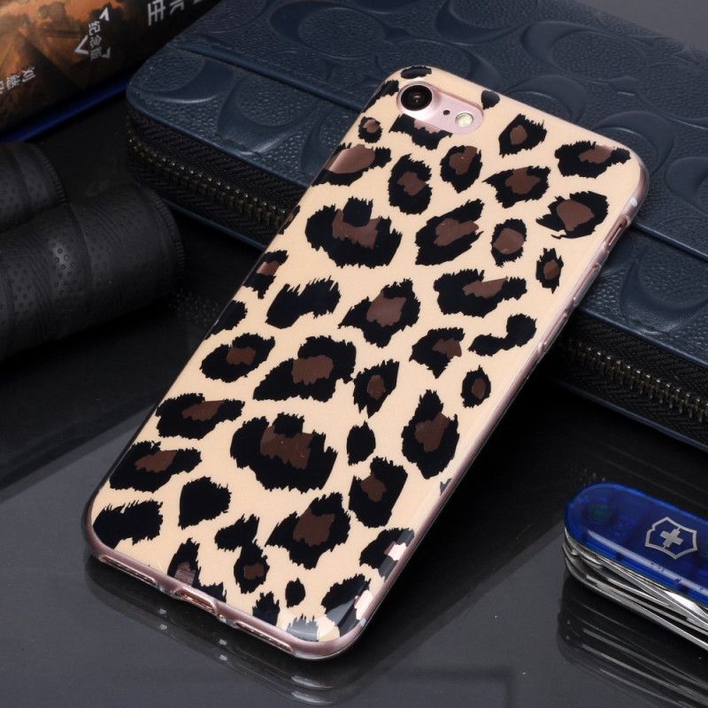 Etui iPhone 7 / 8 / SE 2 Marmur W Stylu Lamparta