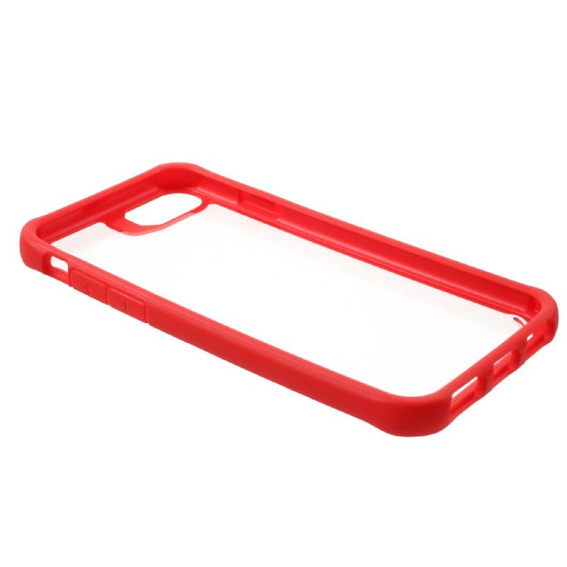 Etui iPhone 7 / 8 / SE 2 Szary Czarny Półprzezroczysta Hybryda Ipaky