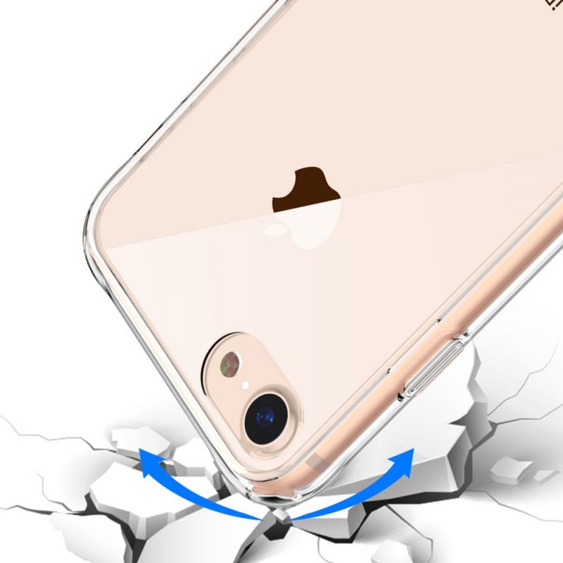 Futerały iPhone 7 / 8 / SE 2 Etui na Telefon Przezroczysty Na Szkle I Akrylu