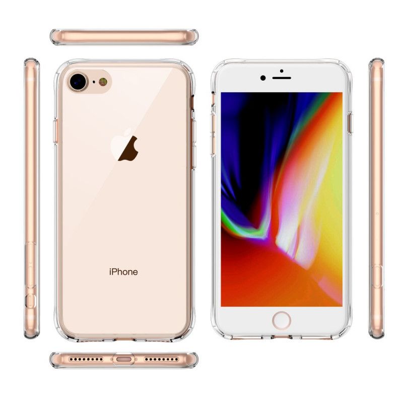 Futerały iPhone 7 / 8 / SE 2 Etui na Telefon Przezroczysty Na Szkle I Akrylu