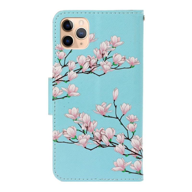 Etui Folio iPhone 12 Mini Krzew Stringowy Etui Ochronne