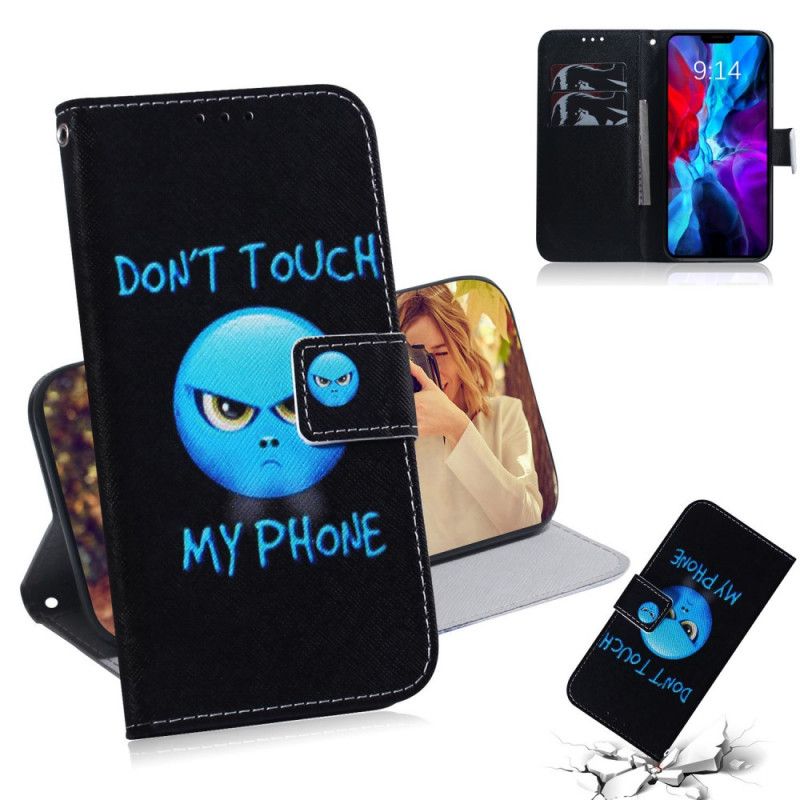 Etui Folio iPhone 12 Mini Telefon Z Emoji Etui Ochronne