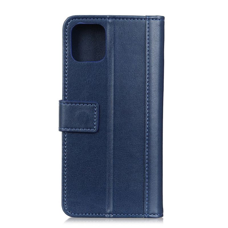 Etui Folio iPhone 12 Mini Zielony Czarny Ultra Sztuczna Skóra Etui Ochronne