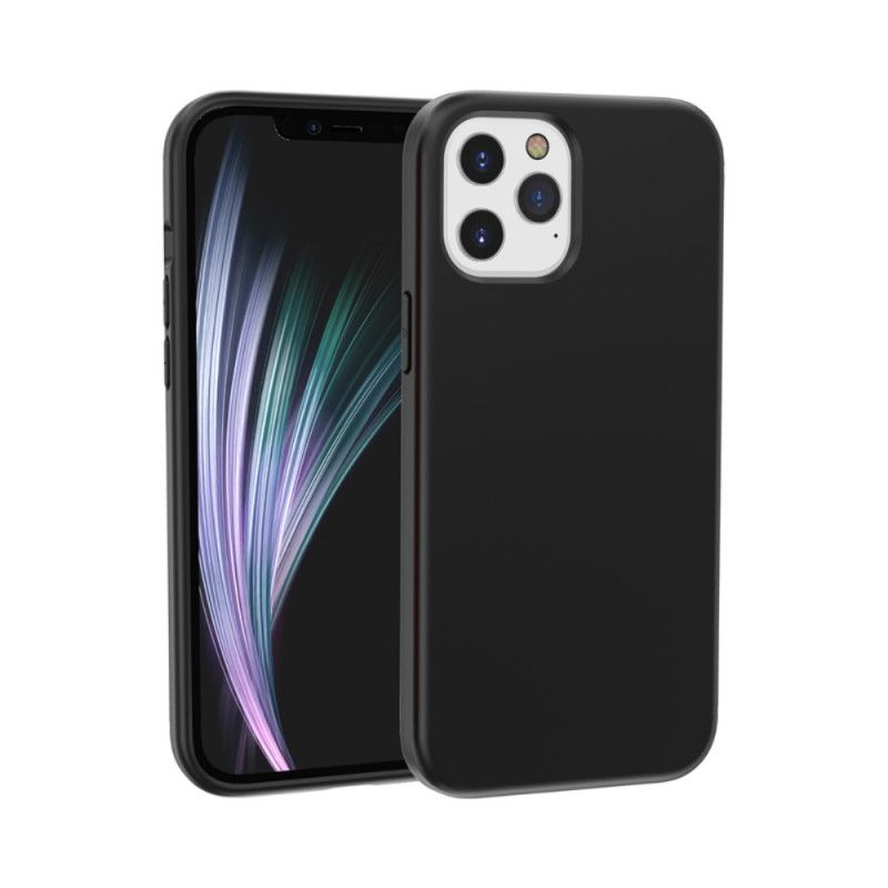 Etui iPhone 12 Mini Biały Czarny Ochrona Przed Odciskami Palców I Rozbryzgami