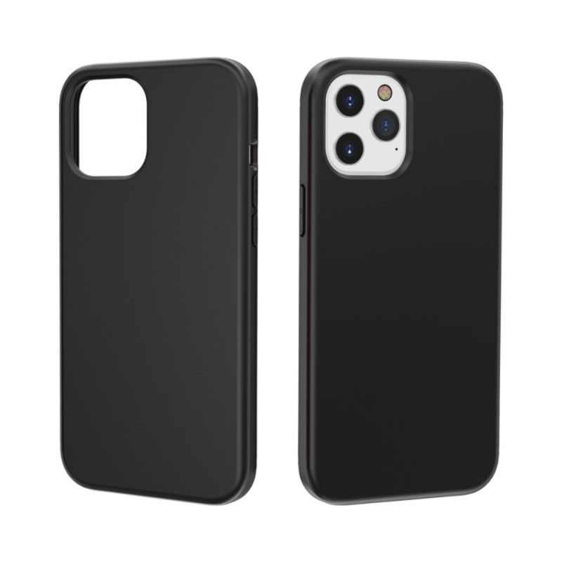 Etui iPhone 12 Mini Biały Czarny Ochrona Przed Odciskami Palców I Rozbryzgami