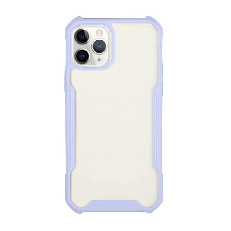 Etui iPhone 12 Mini Czerwony Czarny Hybryda Z Kolorowymi Krawędziami Etui Ochronne