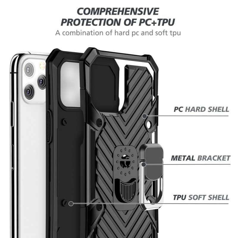 Etui iPhone 12 Mini Czerwony Czarny Kolor Zdejmowanego Pierścienia