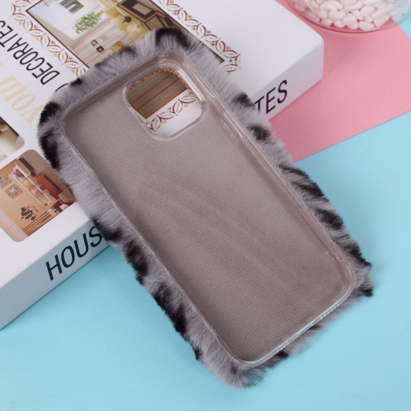 Etui iPhone 12 Mini Czerwony Czarny Lampart