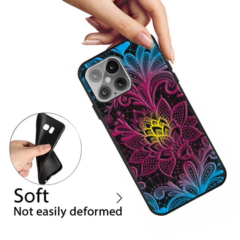 Etui iPhone 12 Mini Intensywnie Zabarwiony Kwiat