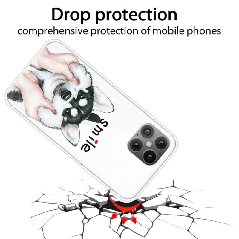 Etui iPhone 12 Mini Uśmiechnięty Pies Etui Ochronne