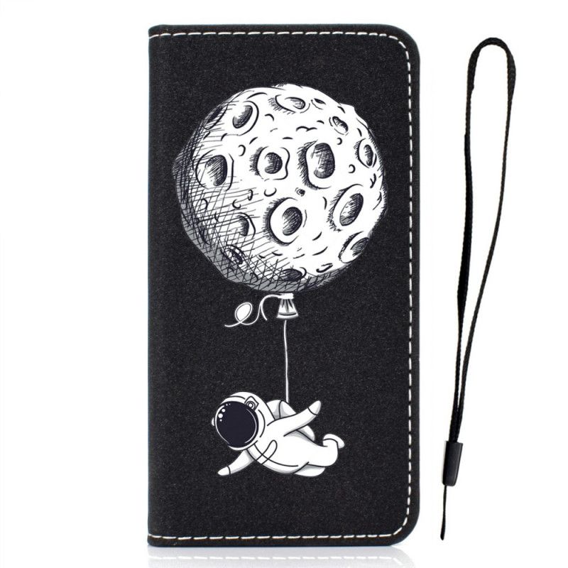 Flip Kotelot iPhone 12 Mini Balon Księżycowy Etui Ochronne