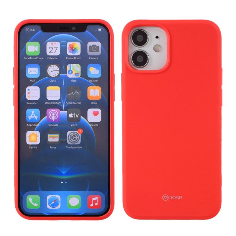 Futerały iPhone 12 Mini Szary Czarny Etui na Telefon Seria Galaretek