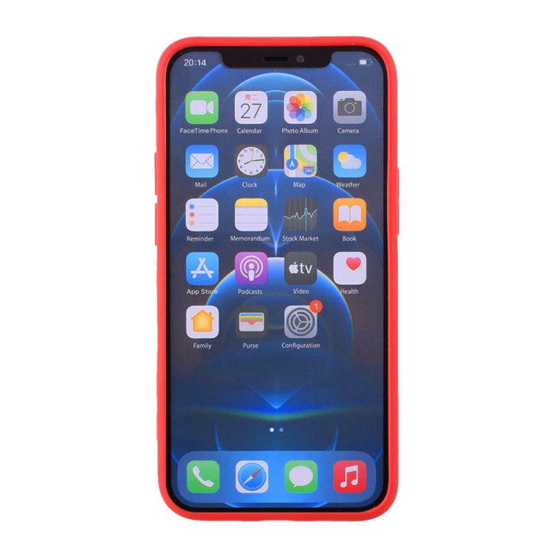 Futerały iPhone 12 Mini Szary Czarny Etui na Telefon Seria Galaretek