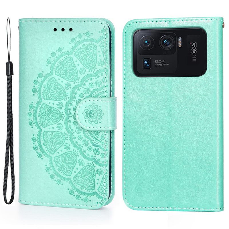 Etui Folio Xiaomi Mi 11 Ultra Mandala Koral Etui Ochronne