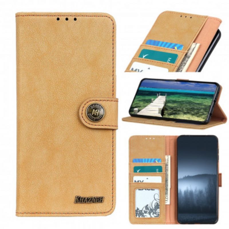 Etui Folio Xiaomi Mi 11 Ultra Sztuczna Skóra Split Retro Khazneh Etui Ochronne