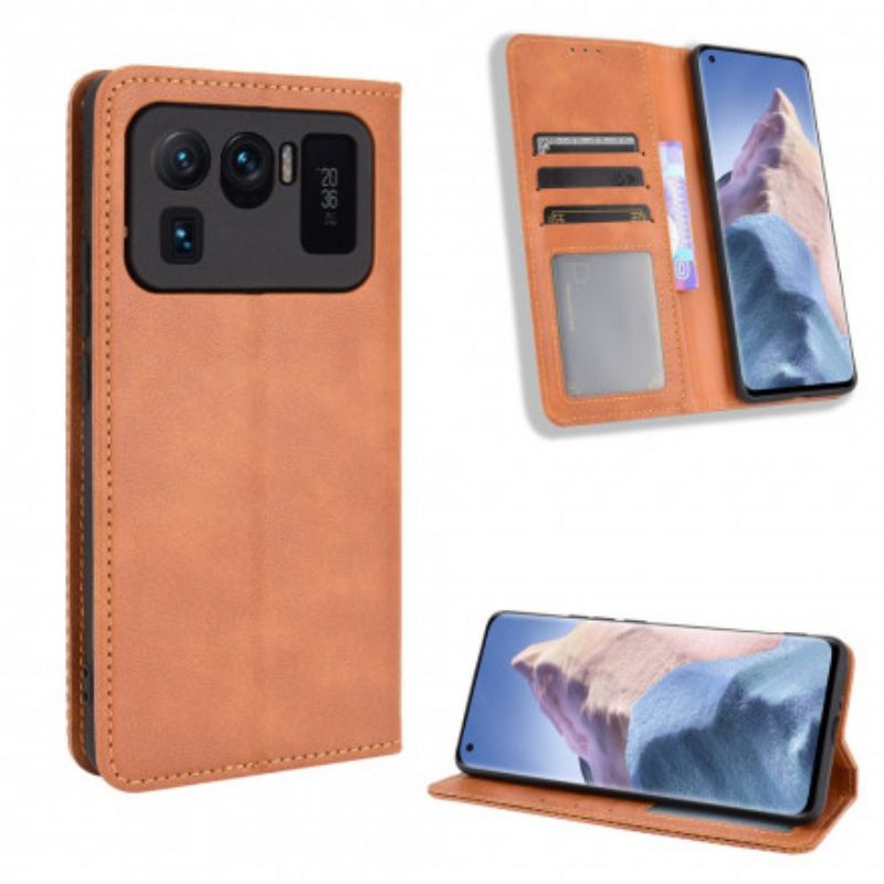 Flip Kotelot Do Xiaomi Mi 11 Ultra Stylizowany Efekt Skóry W Stylu Vintage