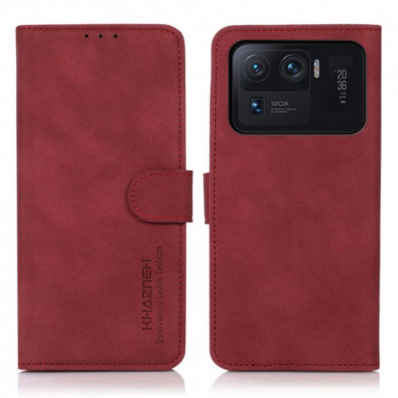 Obudowa Xiaomi Mi 11 Ultra Etui Na Telefon Efekt Skóry Moda Khazneh