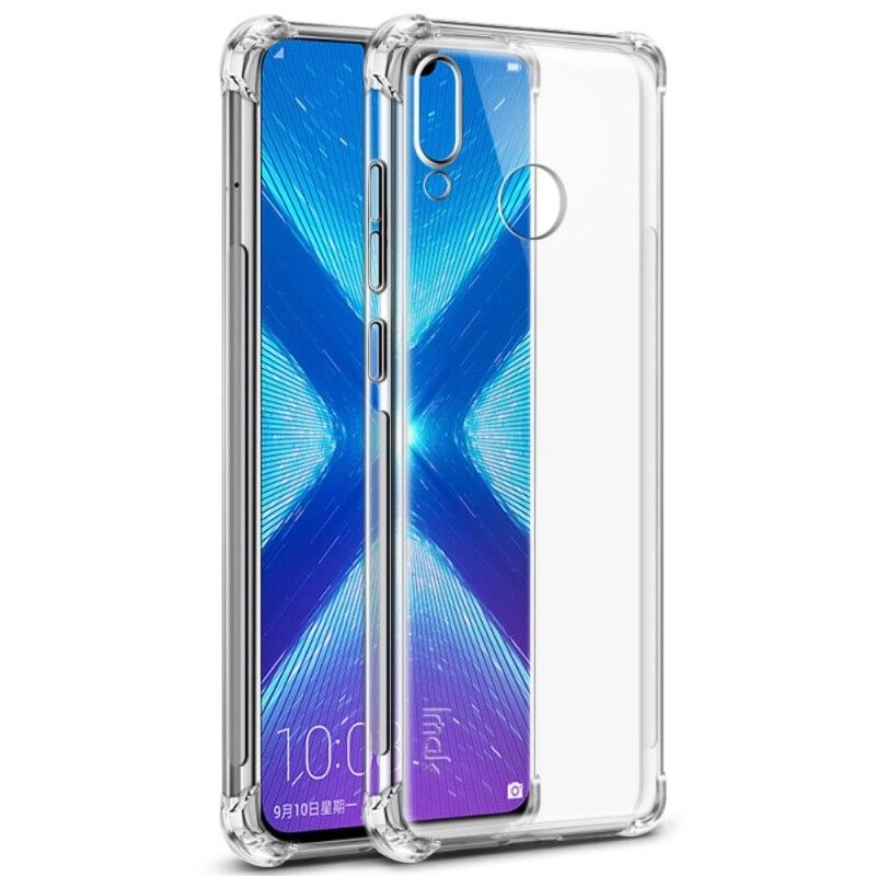 Etui Honor 8X Przezroczysty Czarny Imak Czuje Się Na Skórze