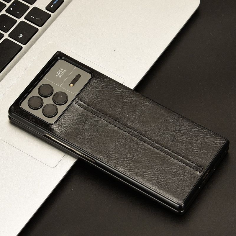 Etui Xiaomi Mix Fold 3 Efekt Skóry W Stylu Retro Etui Ochronne